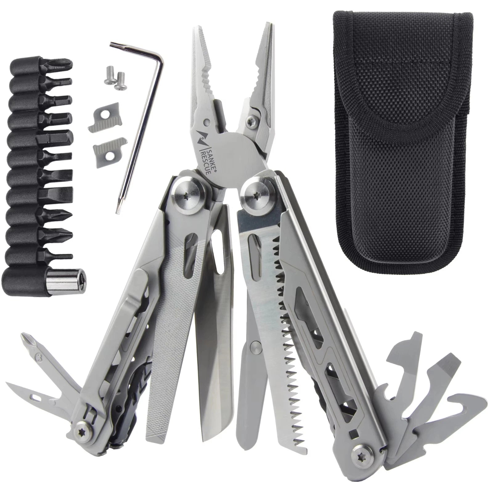 32 In 1 Hand Tools Multi-Tool Pliers and Screwdriver Set Electrician Automatic
