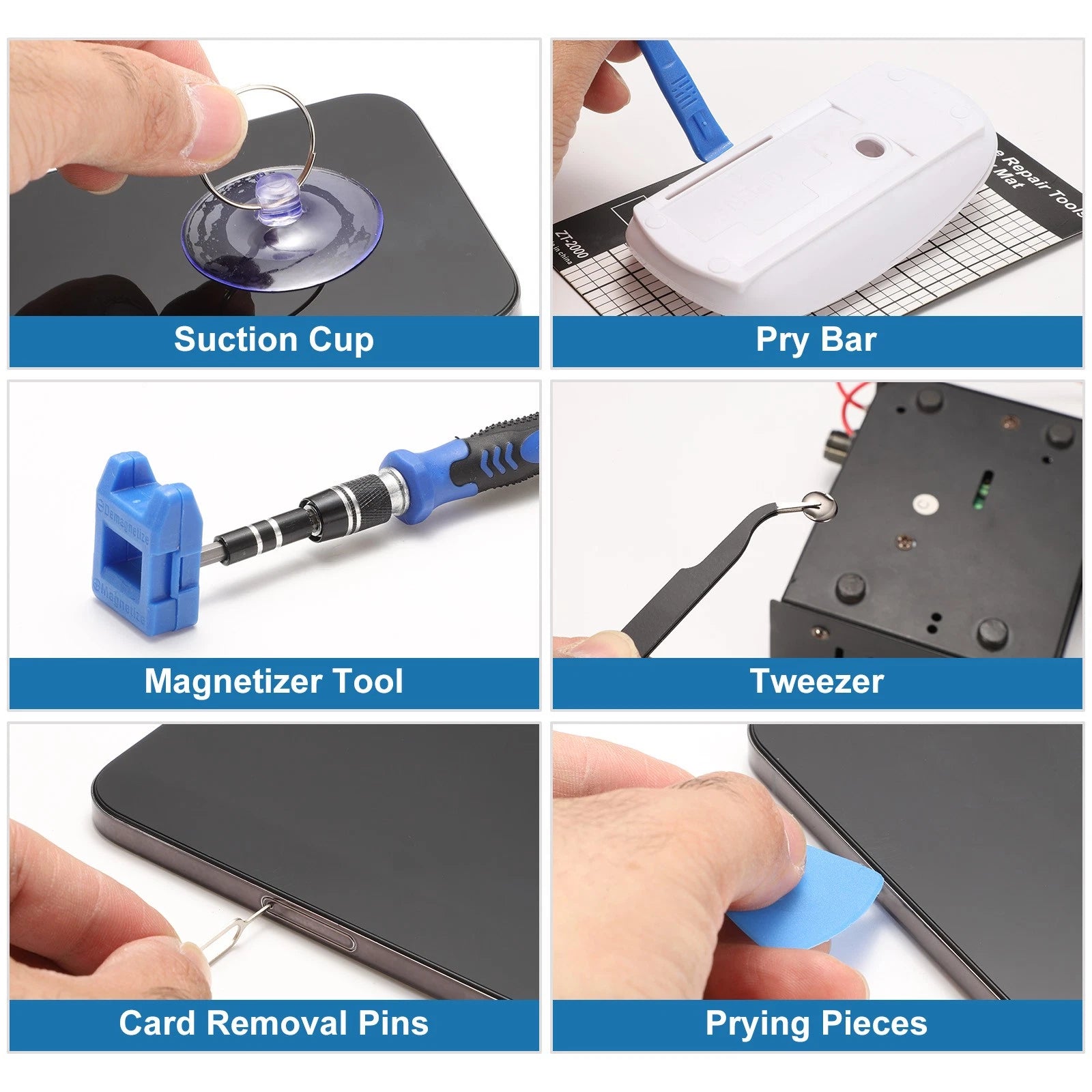 123 in 1 Magnetic Precision Screwdriver Set Electronics Repair Tools Kit, Red