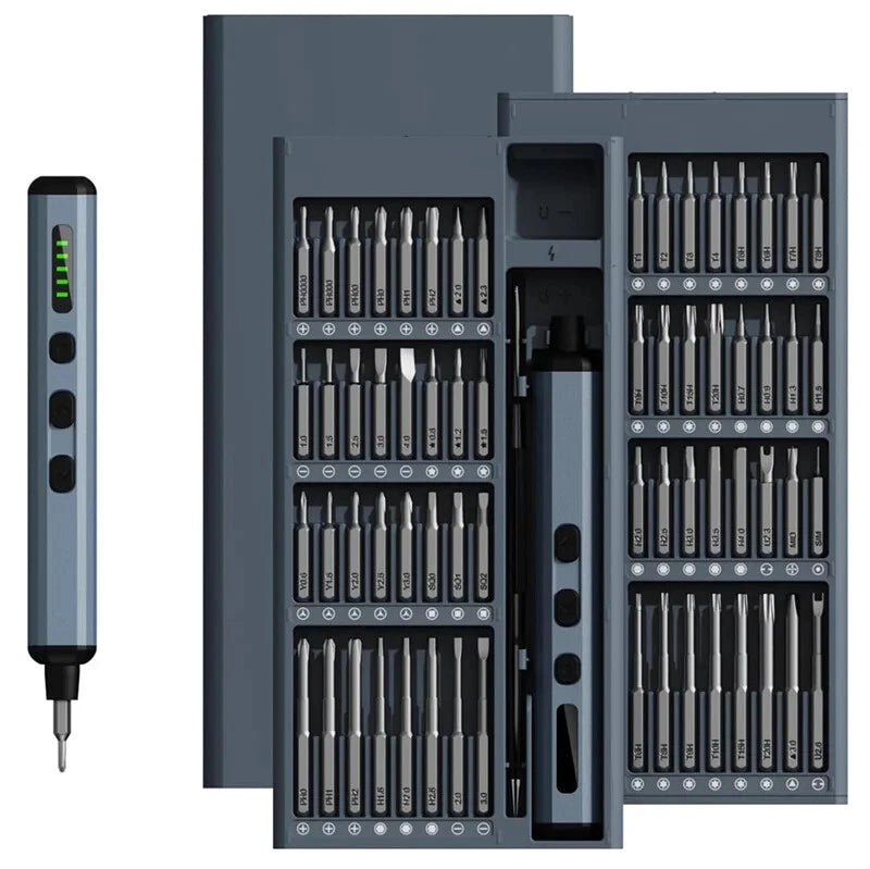 68 in 1 Magnetic Electric Screwdriver Set with 5 Torque Controlled Drill Bits