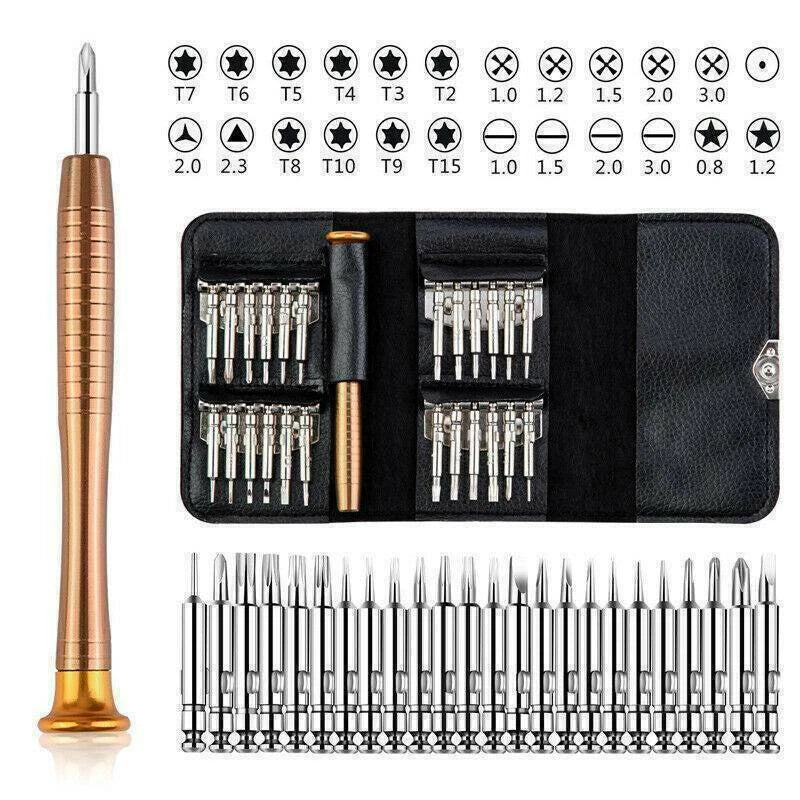25 in 1 Small Screwdriver Set Mini Pocket Screwdriver kit for Repair Electronics