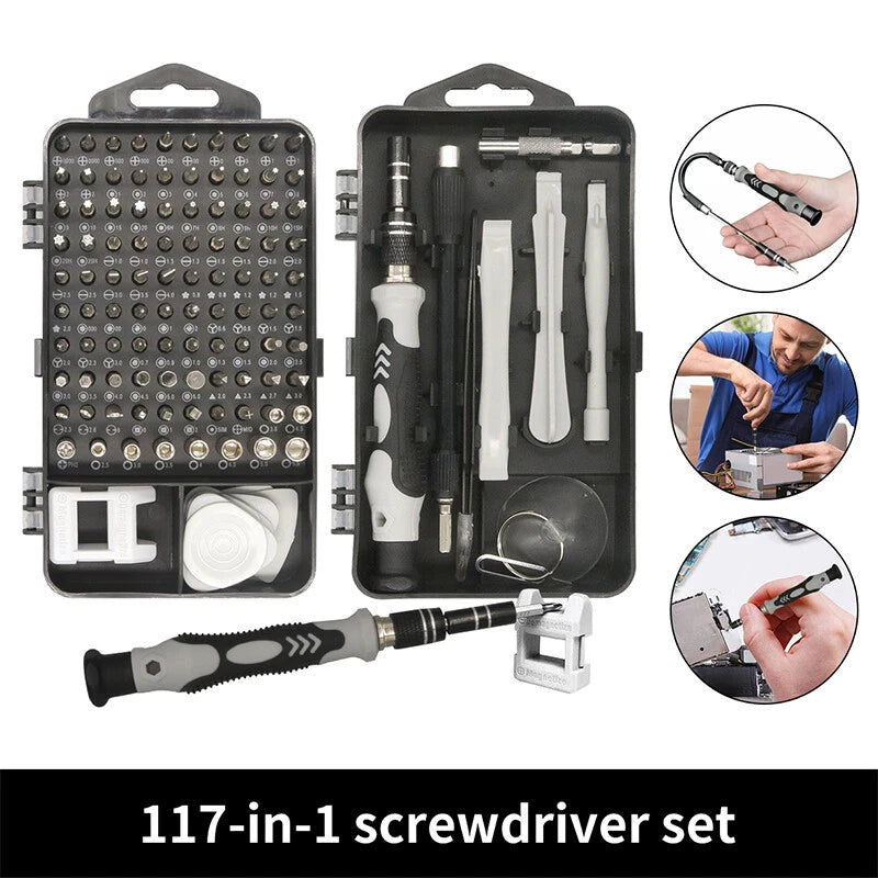 117 In 1 Magnetic Precision Screwdriver Set Pc Phone Electronics Repair Device