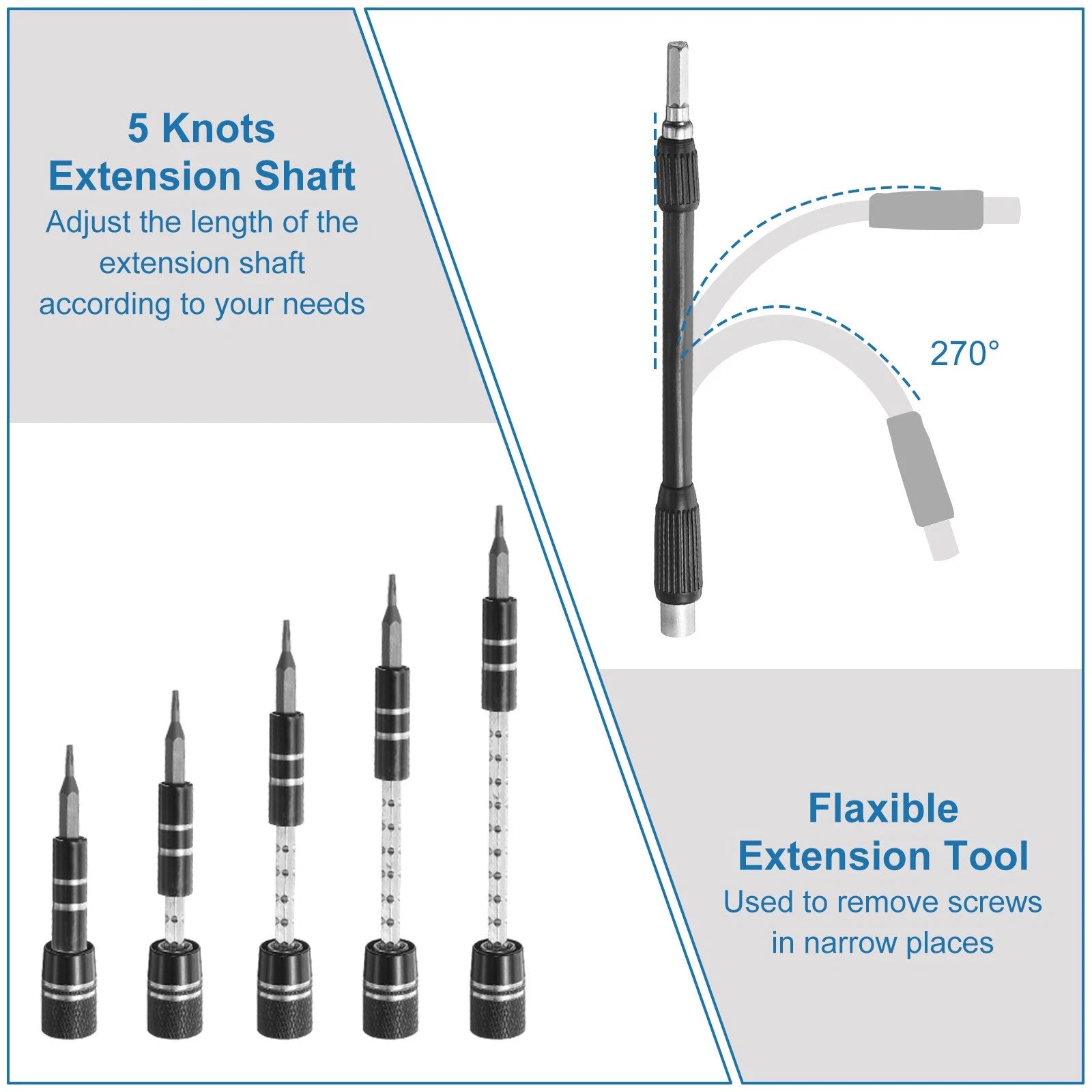 123 in 1 Magnetic Precision Screwdriver Set Electronics Repair Tools Kit, Purple