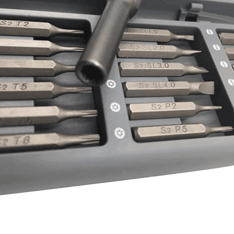 24Piece Magnetic Precision Screwdriver Phone PC Repair Hand Tool Bit Kit Set