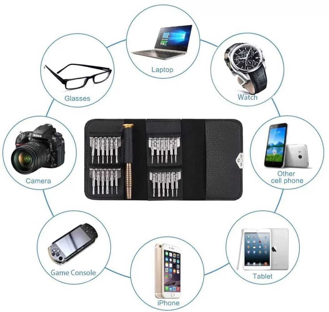 25 in 1 Small Screwdriver Set Mini Pocket Screwdriver kit for Repair Electronics