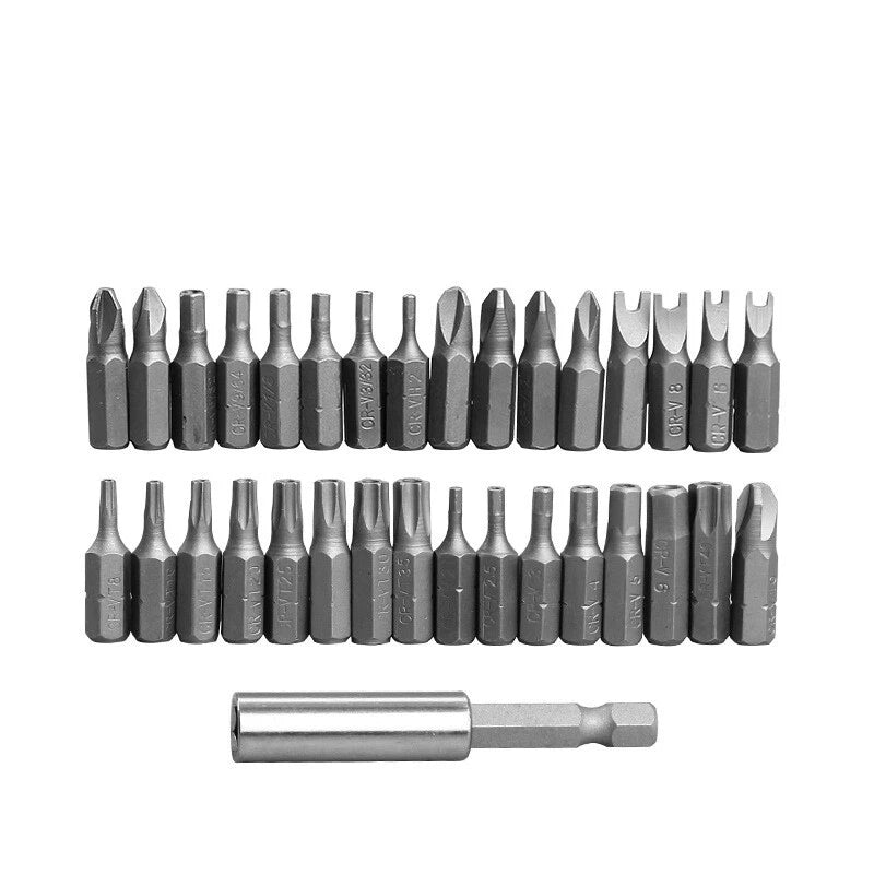 33 Tamper Proof Security Torq Hex Star Spanner Tri Wing Screwdriver Tool Set