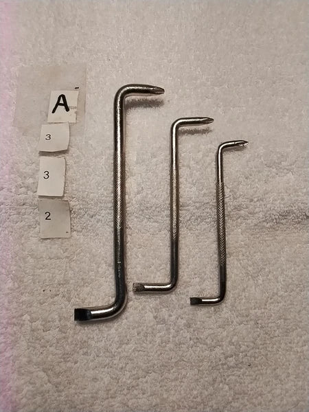 3pc OFFSET SCREWDRIVER SET