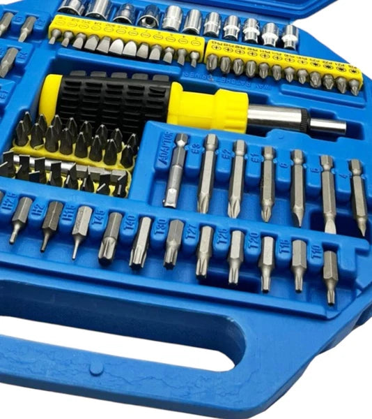 101 Pcs Pro Screwdriver Socket Set Metric Bit Driver Set Ratchet Torx Hex Wrench
