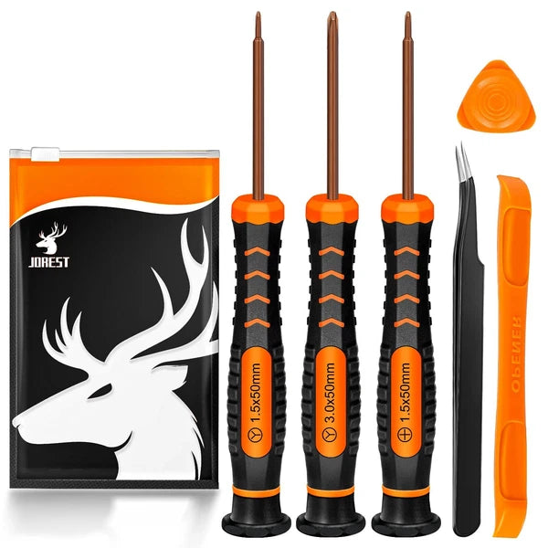 6-Piece Screwdriver Kit for Switch Console Repair with Triwing & Phillips Tools