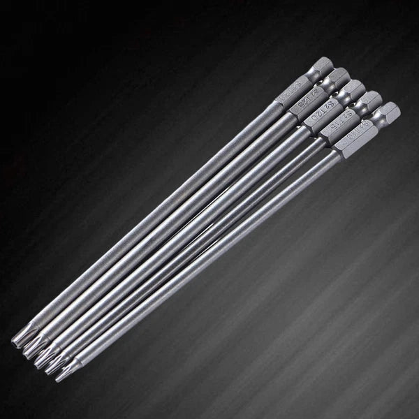 5 Pcs Tool Driver Drill Bits Magnetic for Screwdrivers Star