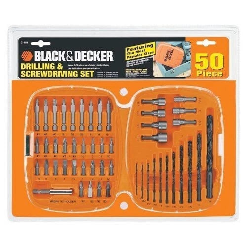 Black & Decker 50 Piece Drilling And Screwdriving Set 71-950