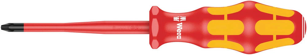 Wera Kraftform VDE Insulated SLIMLINE Screwdriver Phillips, Pozi, Slotted Slim