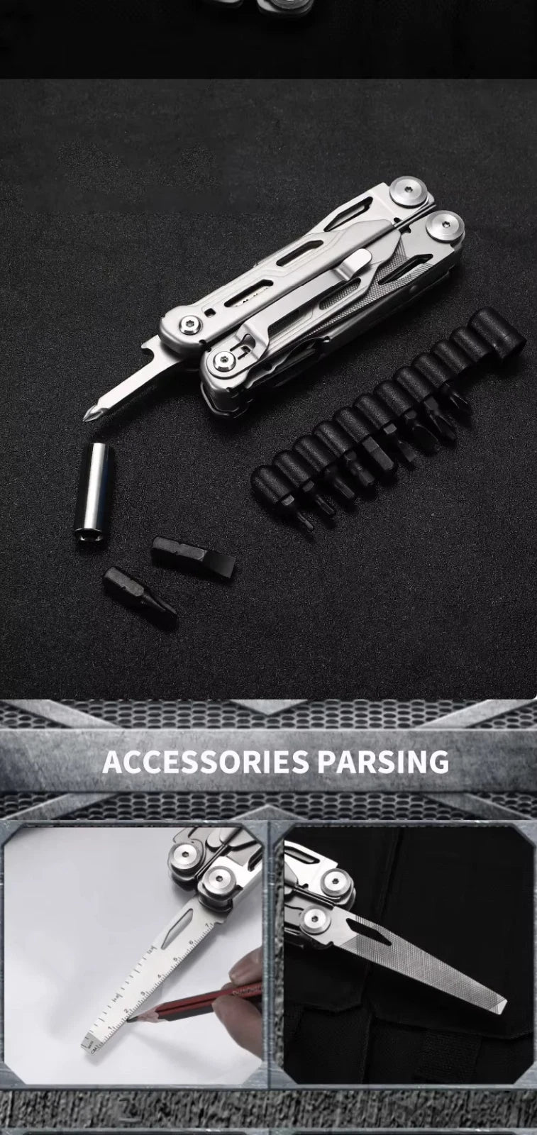 32 In 1 Hand Tools Multi-Tool Pliers and Screwdriver Set Electrician Automatic