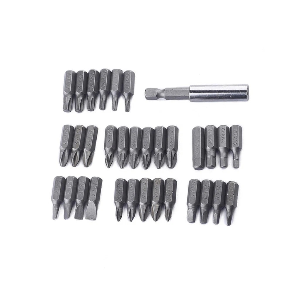 33 Pcs Set Tamper Proof Star -shaped Screwdriver with Keeper