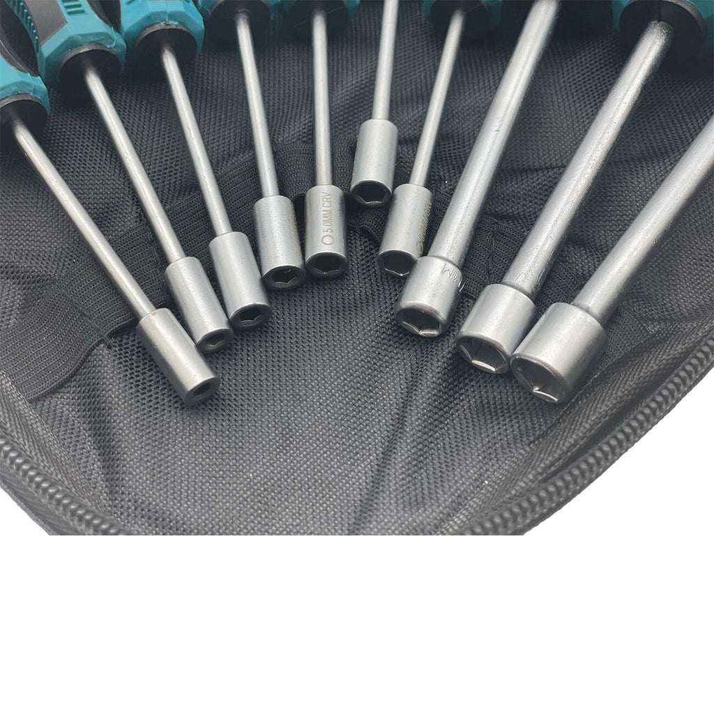 10pcs Screwdriver Set Socket Hex Torque Wrench Multitool Hex 3-9MM Repair Tools