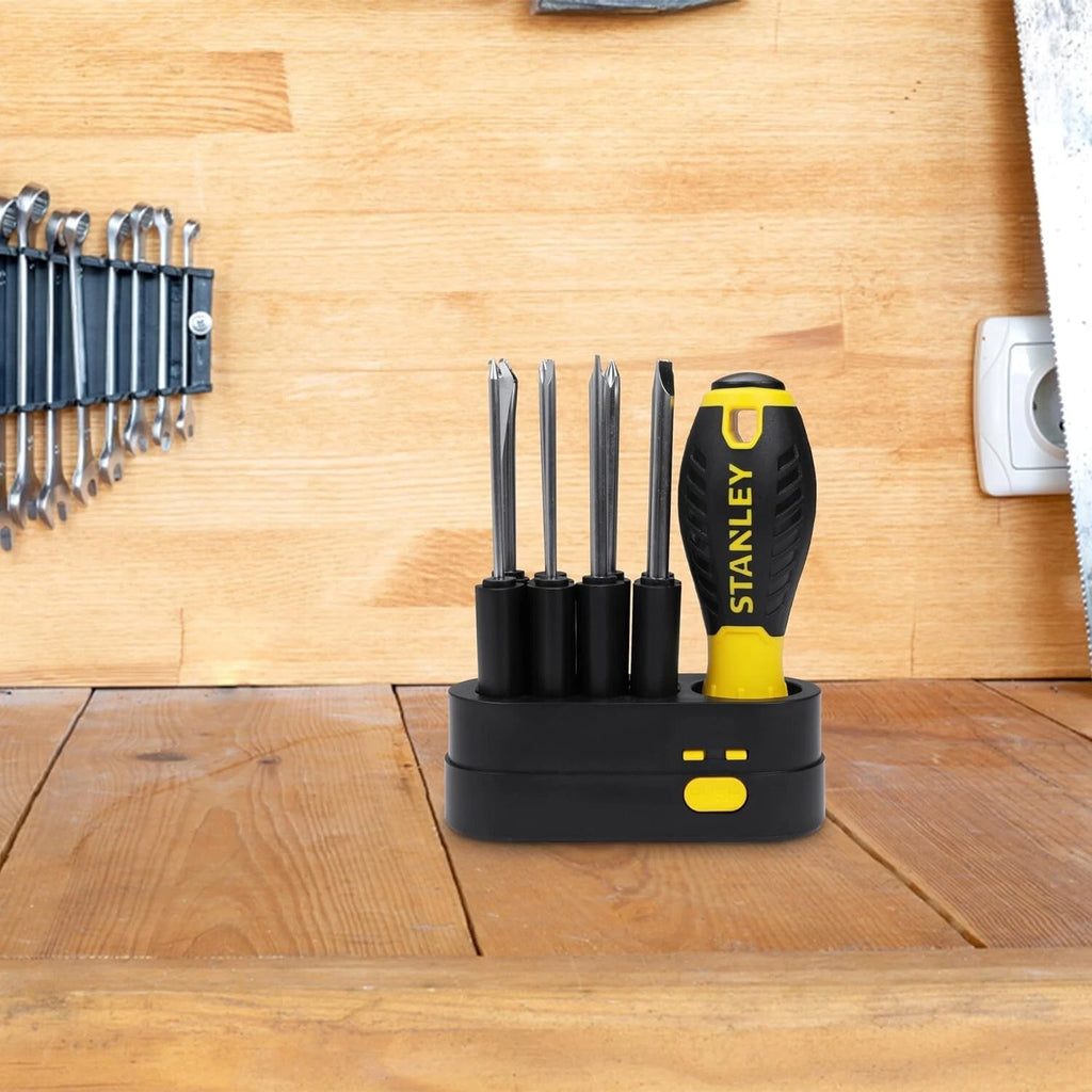 STANLEY 9-Way Screwdriver Set with Storage Case for Home, DIY, Professional