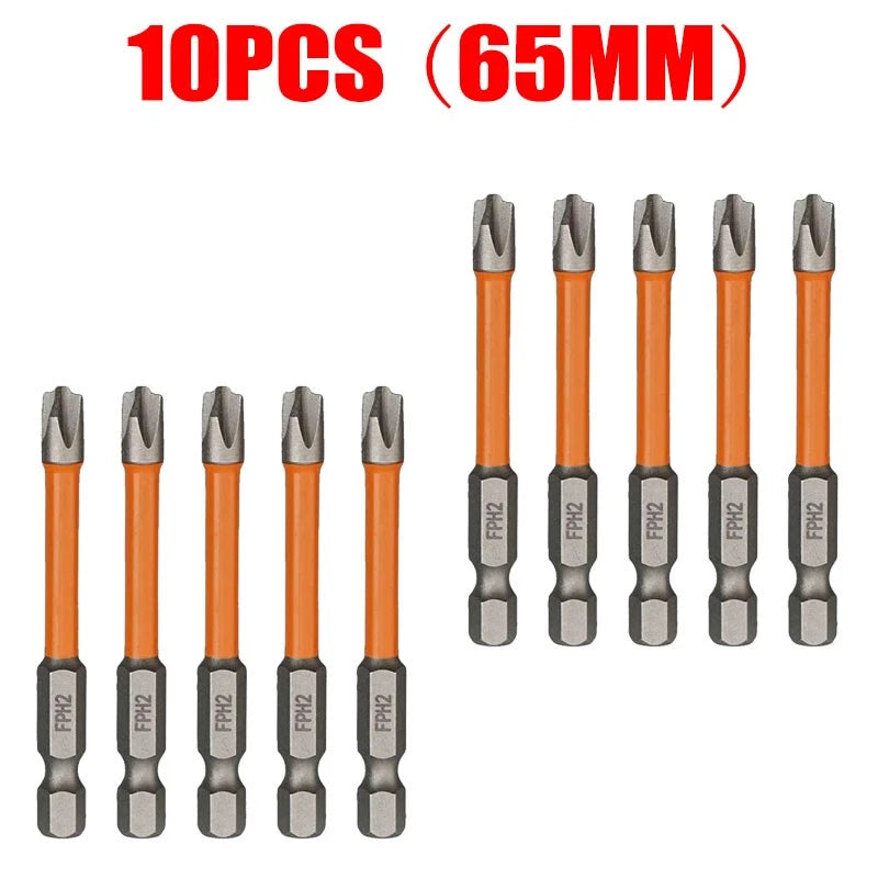 Super Strong Magnetic Special Slotted Cross Screwdriver Bit For Electrician FPH2
