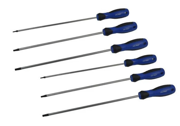 US PRO Magnetic TORX Tamperproof Screwdriver Star Set x6 T10-T30 Security Drive