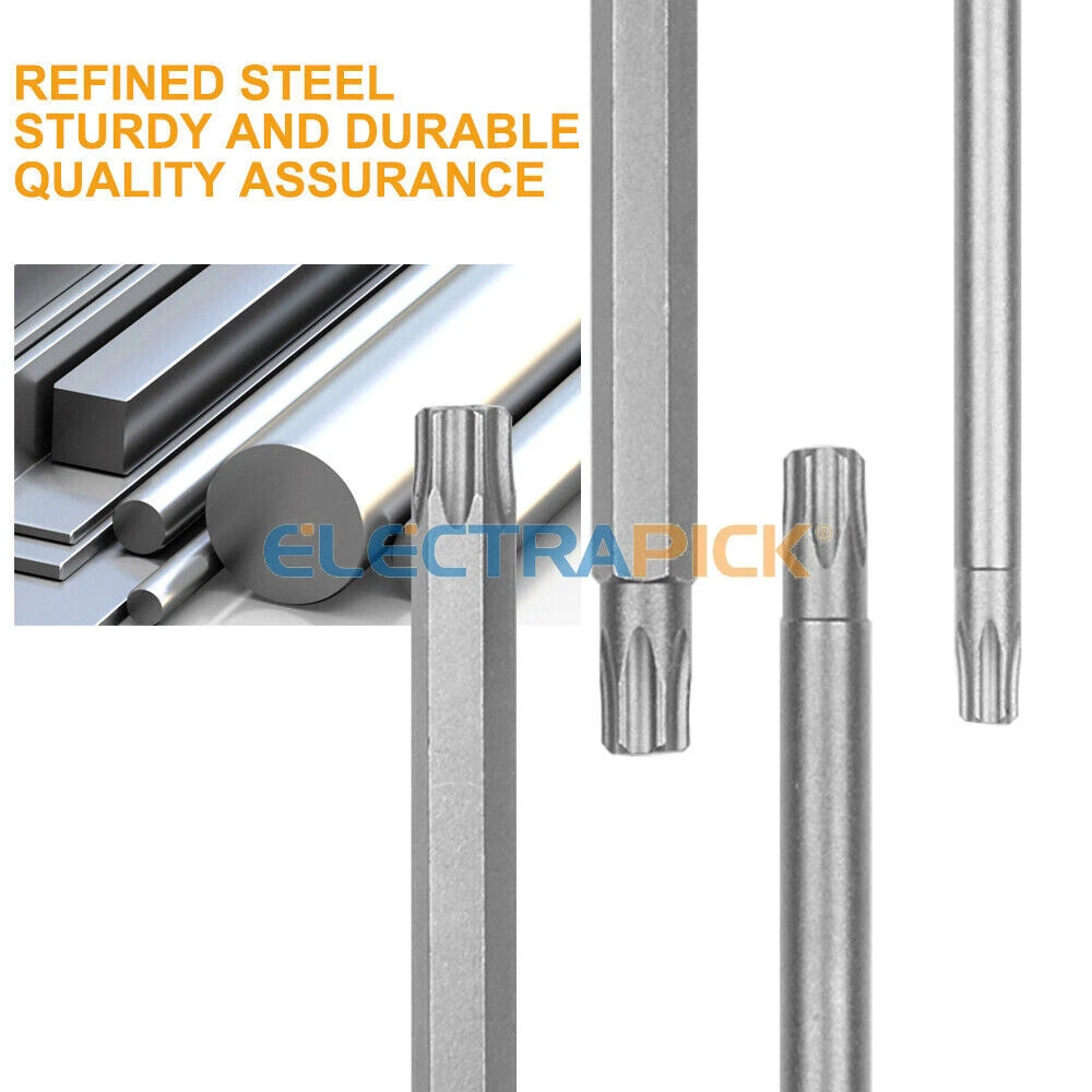 11PC Torx Bit Set Quick Change Connect Impact Driver Drill Security Tamper Proof