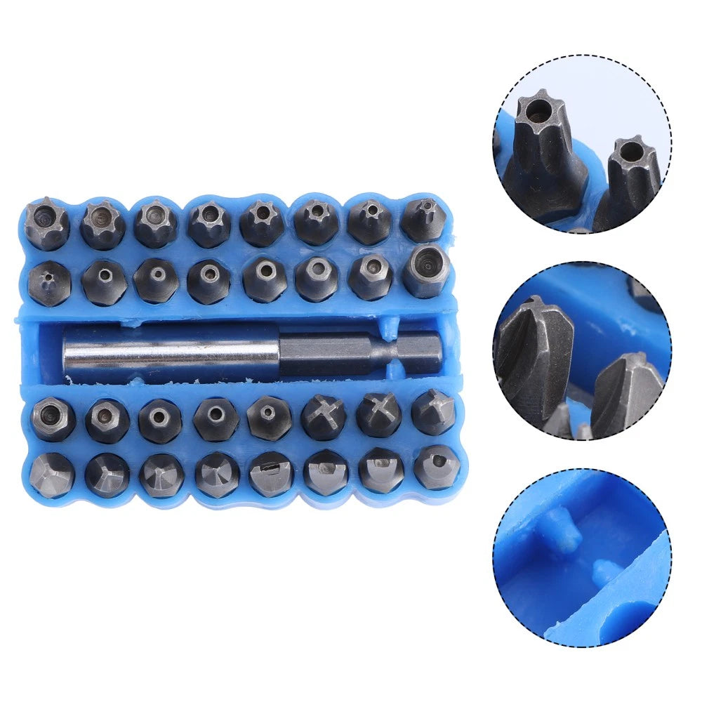 Pcs Security Bit Set Tamper Proof Star Screwdriver with Bit Holder
