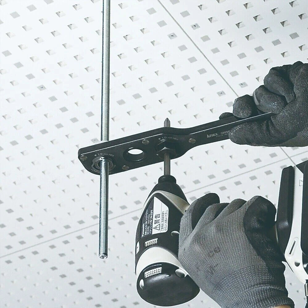 ANEX Offset Adapter Set 19mm Socket (H10~H24)  Ratchet Wrench AOA-19S3