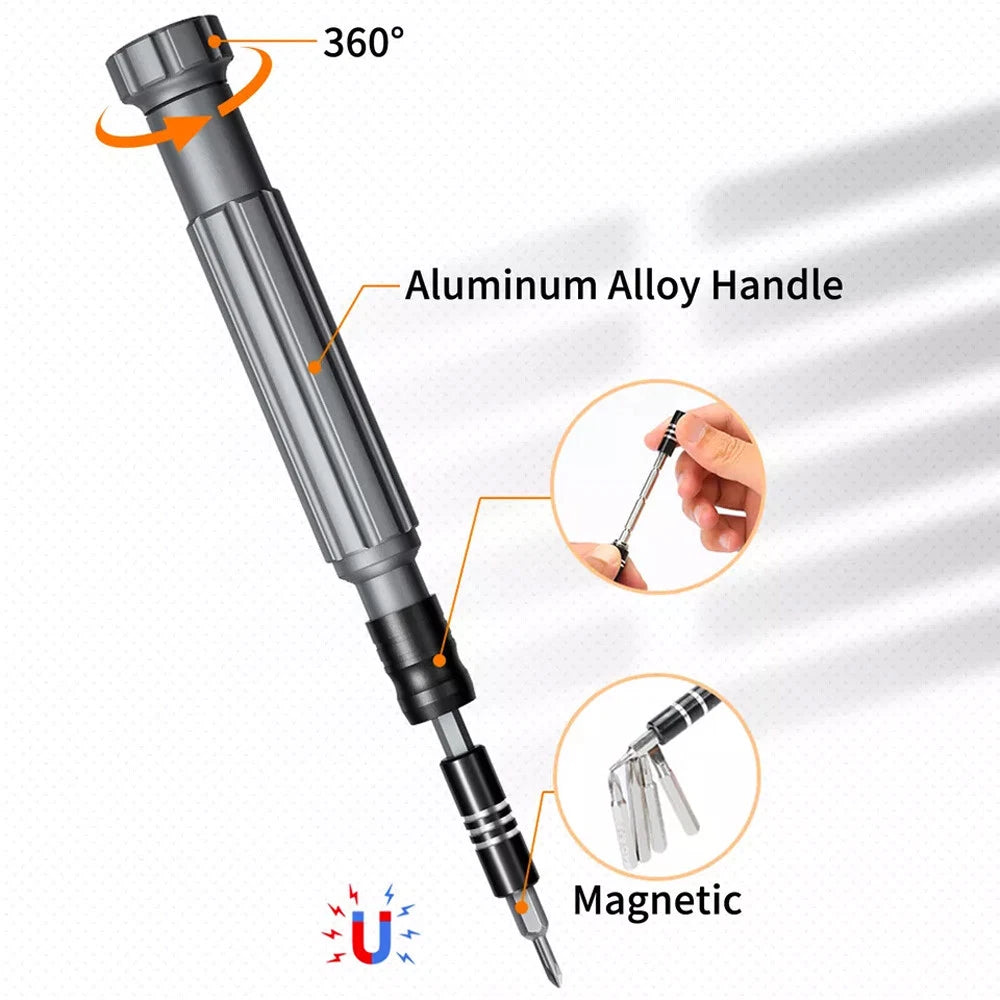 130 in 1 Precision Screwdriver Set PC Phone Laptop Electronics Repair Tool Kit