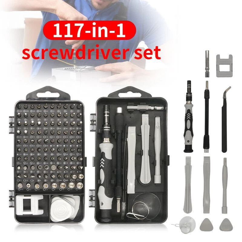 117 In 1 Magnetic Precision Screwdriver Set Pc Phone Electronics Repair Device