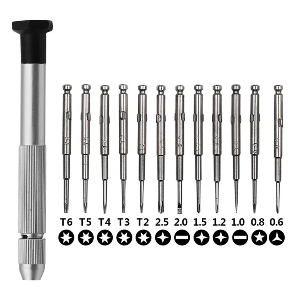 Screwdriver Set Repair Tool Kit for Electronics Precision Screwdrivers 13 in