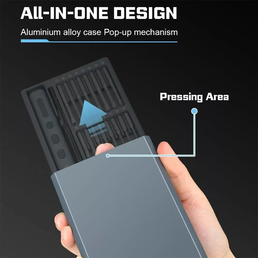 68 in 1 Magnetic Electric Screwdriver Set with 5 Torque Controlled Drill Bits