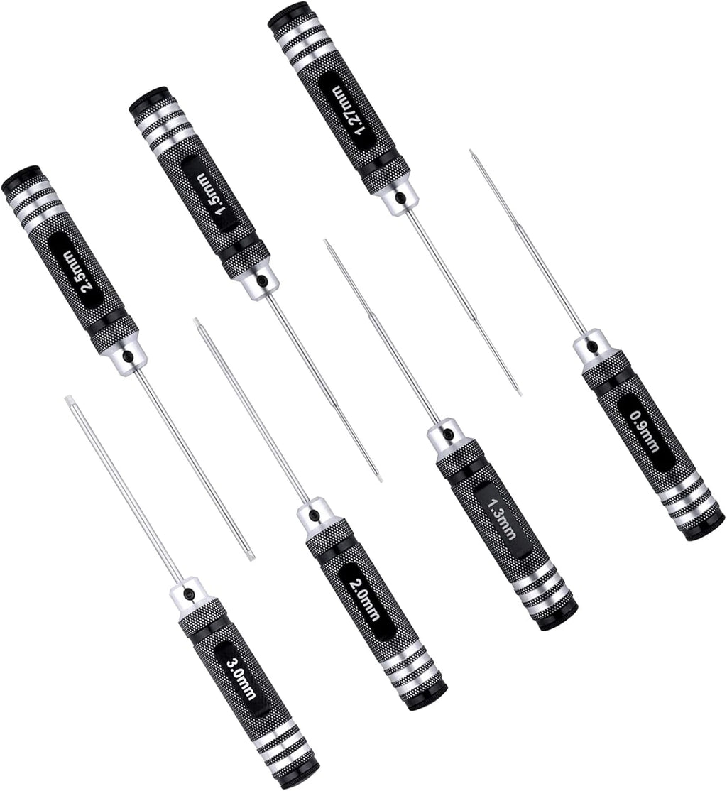 7Pcs Hex Screwdriver Set 0.9Mm 1.27Mm 1.3Mm 1.5Mm 2.0Mm 2.5Mm 3.0Mm Hex Driver