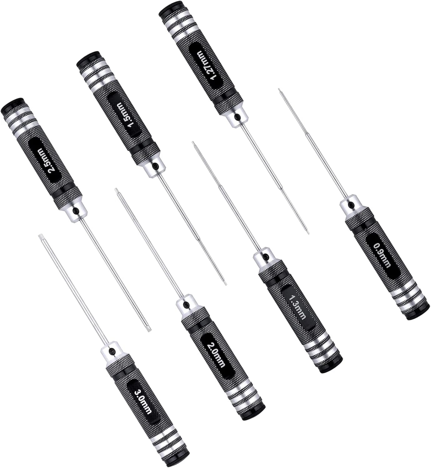 7Pcs Hex Screwdriver Set 0.9Mm 1.27Mm 1.3Mm 1.5Mm 2.0Mm 2.5Mm 3.0Mm Hex Driver