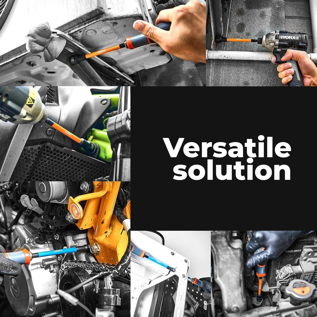 Toolant 21Pcs Extra Long Nut Driver Bit Set, Sae/Metric Magnetic Nut Driver Set