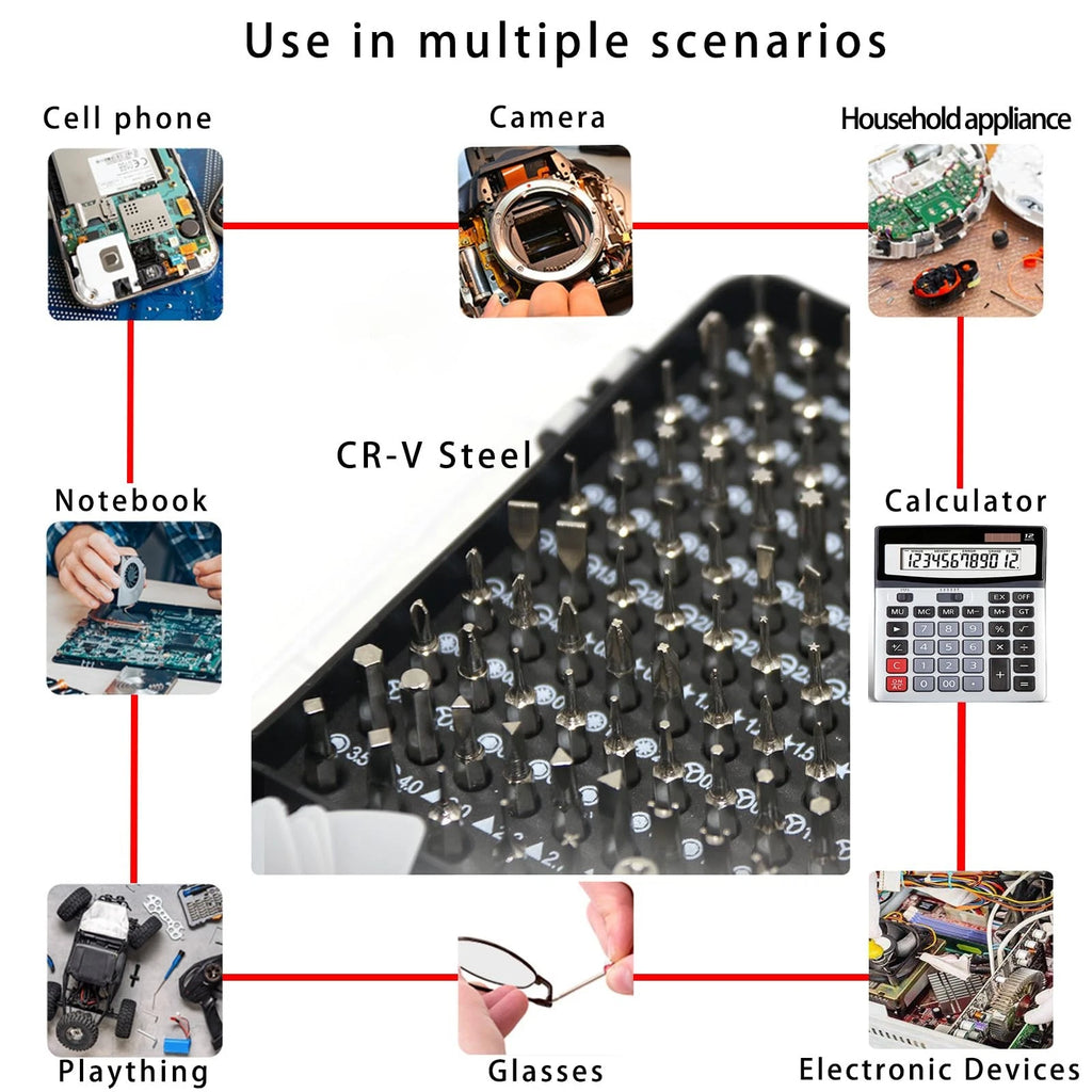122 in 1 Precision Screwdriver Set Magnetic Professional Computer Repair Tool...