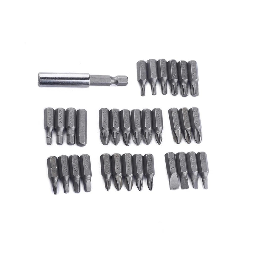 33 Pcs Set Tamper Proof Star -shaped Screwdriver with Keeper
