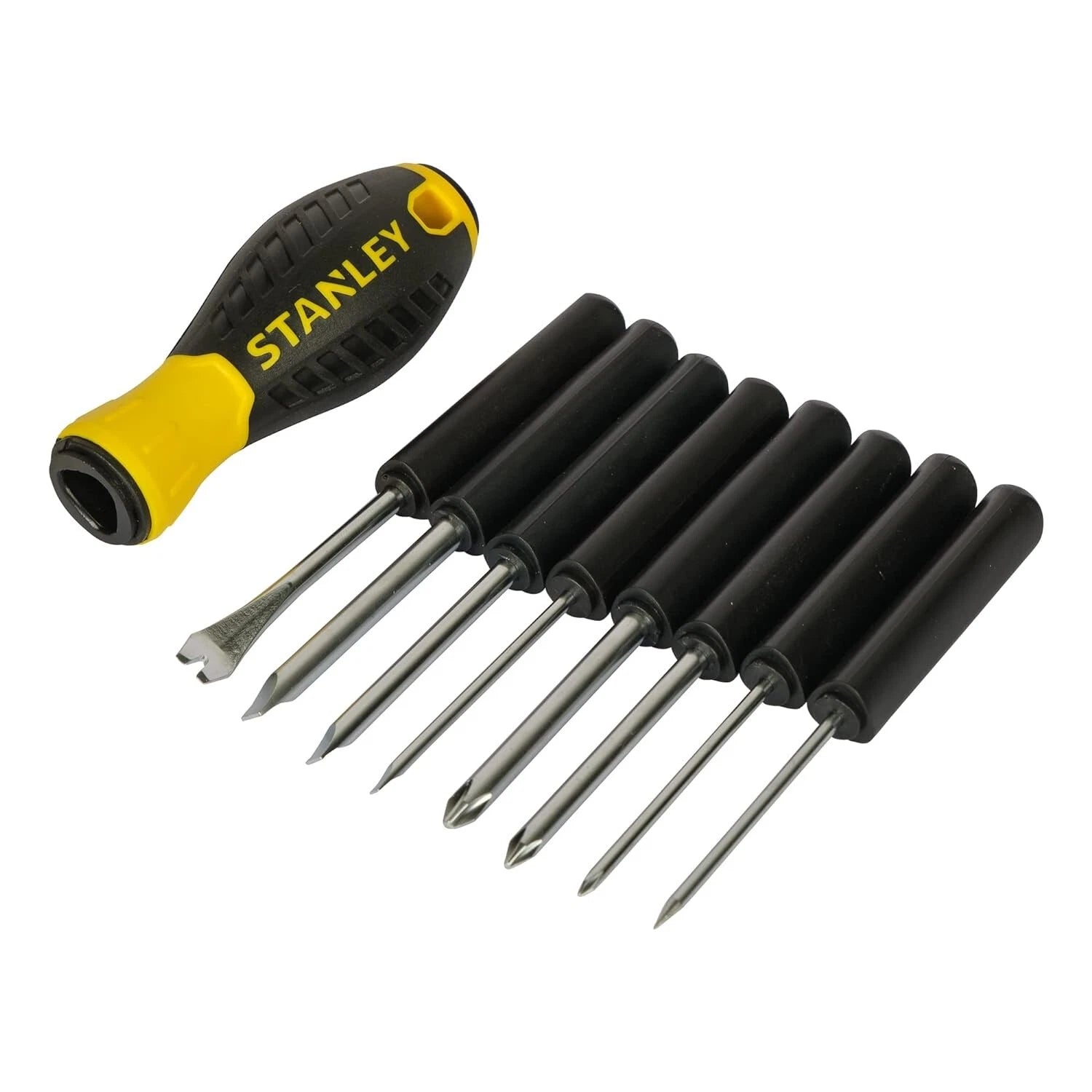 STANLEY 9-Way Screwdriver Set with Storage Case for Home, DIY, Professional