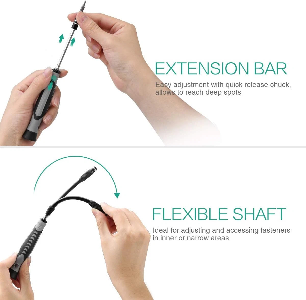 Precision Screwdriver Set, 130 in 1 Screwdriver Kit with 120 Screwdriver Bits(11