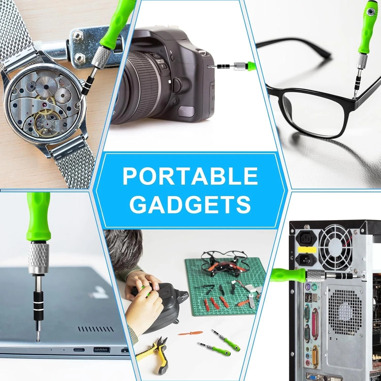 32 in 1 Small Magnetic Screwdriver Set Torx Driver Professional Repair Tool Kit