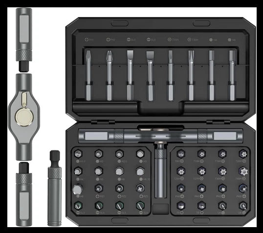 42 in 1 Magnetic Screwdriver Set DIY Ratchet Screwdriver Set, Multi Bit Magneti