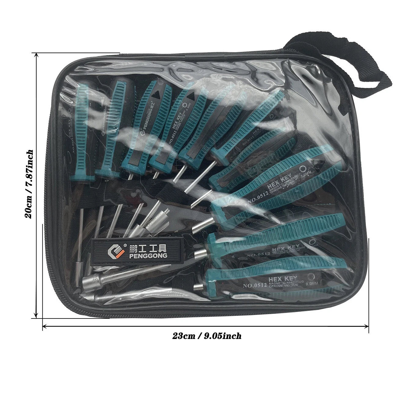 10pcs Screwdriver Set Socket Hex Torque Wrench Multitool Hex 3-9MM Repair Tools