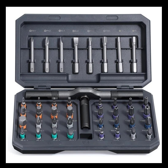42 in 1 Magnetic Screwdriver Set DIY Ratchet Screwdriver Set, Multi Bit Magneti