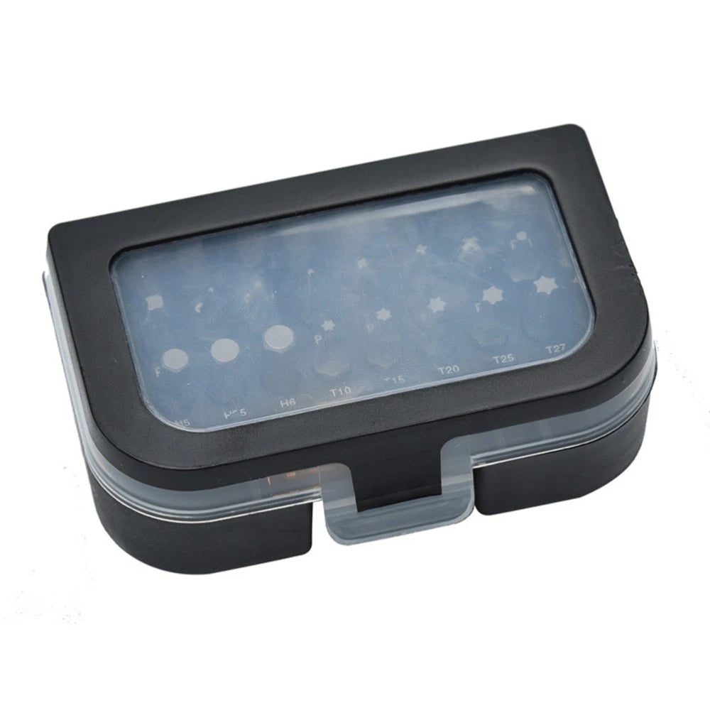 31pcs Screwdriver Bit Sets Vanadium Steel Assortment Set Square Screw Bits