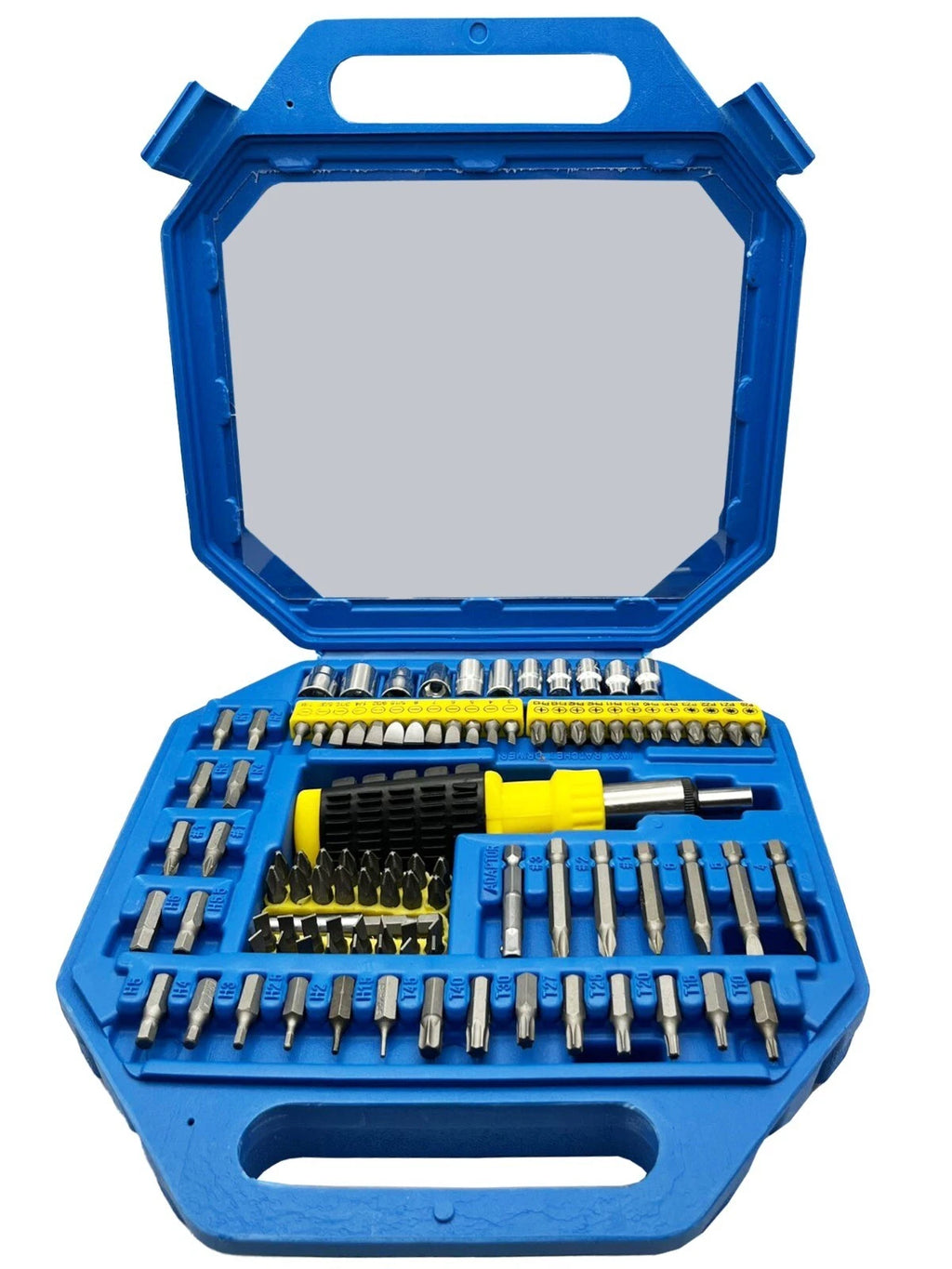 101 Pcs Pro Screwdriver Socket Set Metric Bit Driver Set Ratchet Torx Hex Wrench