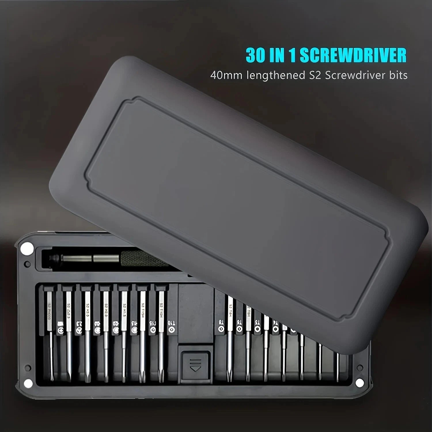 Precision Screwdriver Set 30in 1 Magnetic Repair Kit with 28 PCS 40mm Extra Long