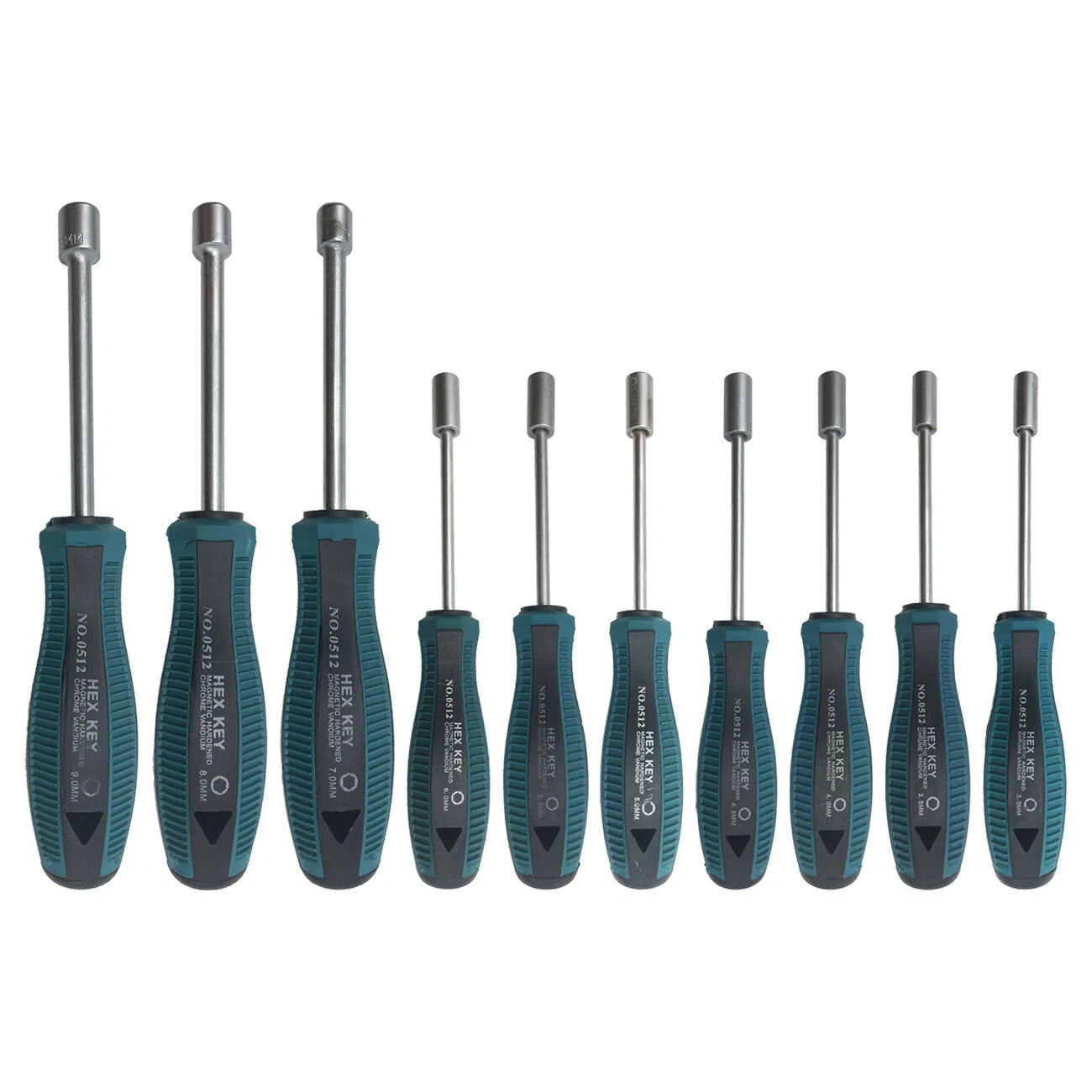 10pcs Screwdriver Set Socket Hex Torque Wrench Multitool Hex 3-9MM Repair Tools