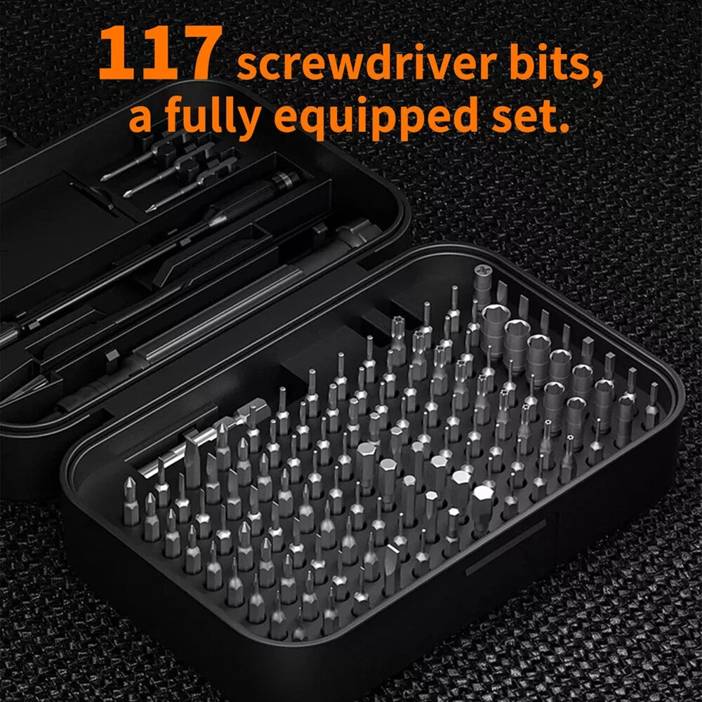 130 in 1 Precision Screwdriver Set PC Phone Laptop Electronics Repair Tool Kit