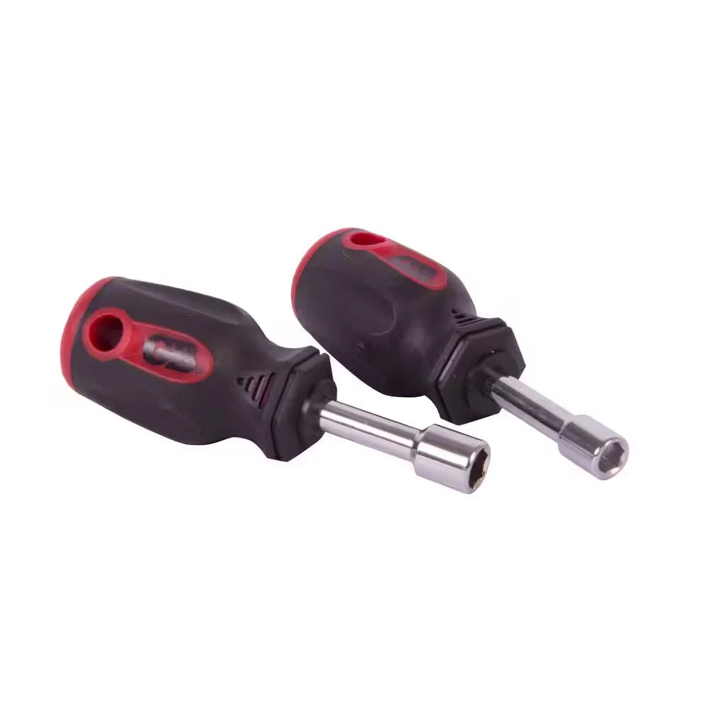 2-Piece Stubby Magnetic Tip Nut Driver Set, 1/4 In. and 5/16 In. Sizes