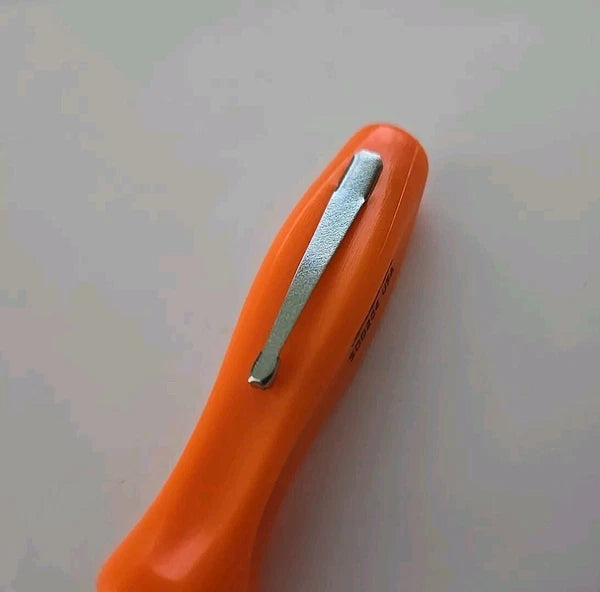 Orange Snap on tools Pocket screwdrivers per order pocket Clip SDD204 NEW!!!!!!!
