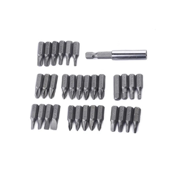 33 Pcs Set Tamper Proof Star -shaped Screwdriver with Keeper