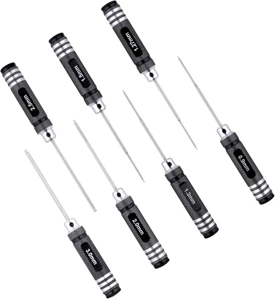 7Pcs Hex Screwdriver Set 0.9Mm 1.27Mm 1.3Mm 1.5Mm 2.0Mm 2.5Mm 3.0Mm Hex Driver
