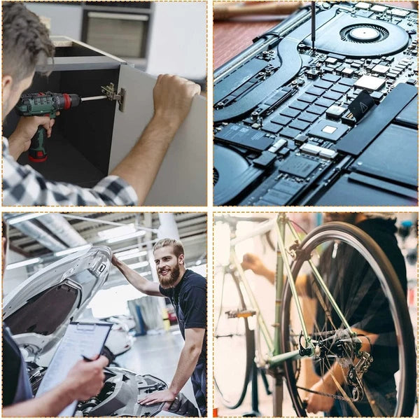 33 Tamper Proof Security Torq Hex Star Spanner Tri Wing Screwdriver Tool Set