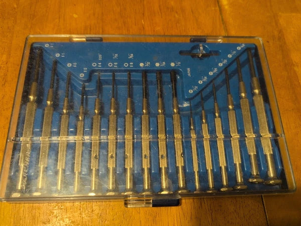 screwdriver set plastic case